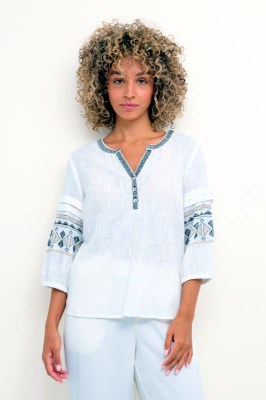 Cream Miranda blouse